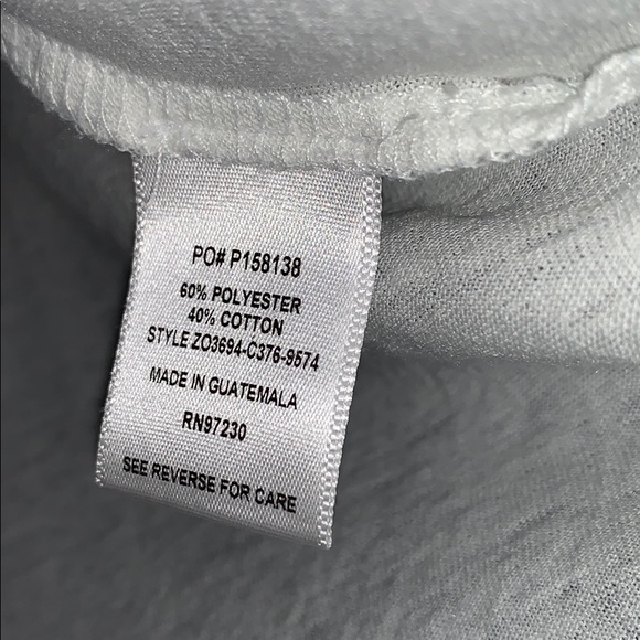 NWTs ALMOST FAMOUS • Fox Music White Blue Tank Tee - Picture 5 of 7